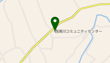 西黒川公民館の地図画像