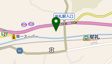 JAながのJAホールいいづなの地図画像