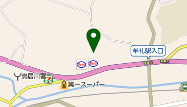 シガ美容室飯綱店の地図画像