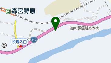北信自動車の地図画像