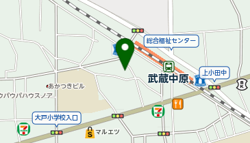 ウパウパハウス岡本助産院の地図画像