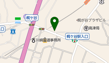 かじがや治療院の地図画像