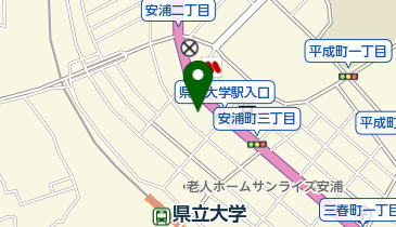 ヘアーリゾート島旨の地図画像