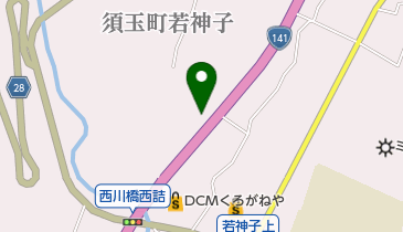 須玉の地図画像