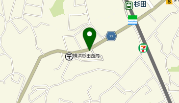 杉田町西部町内会館の地図画像