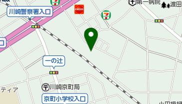 かわさき健康づくりセンターの地図画像