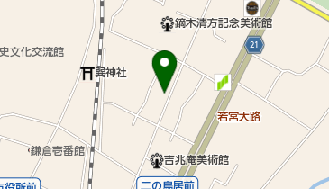 鎌倉高喜屋の地図画像