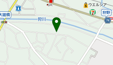 ヘアーサロンカネコの地図画像