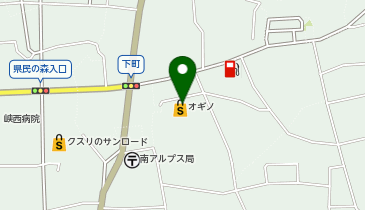 100円ショップセリア峡西店の地図画像