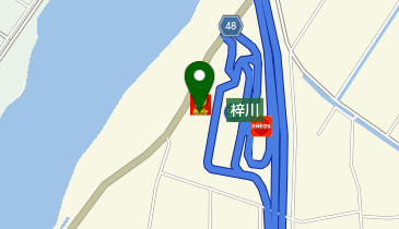 長野自動車道梓川サービスエリア下り線インフォメーションの地図画像