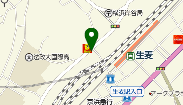 アトム個別指導1対1生麦教室の地図画像
