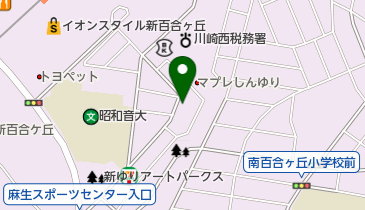 大木鍼灸マッサージ整体院の地図画像