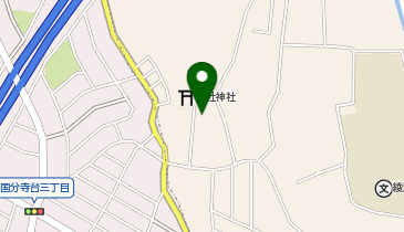 五社神社の地図画像