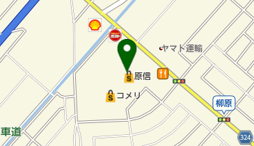ハニーズ 豊栄店の地図画像