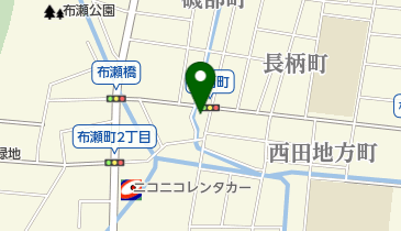 高田金物店の地図画像