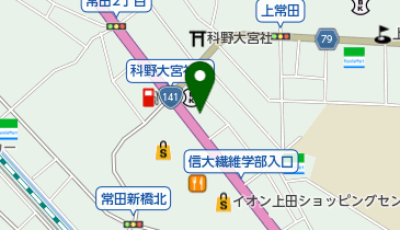 上田パーソナルコンディショニングセンターの地図画像