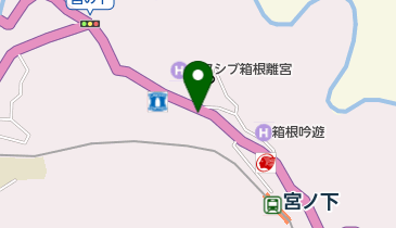 箱根観光自動車株式会社宮ノ下営業所 足柄下郡箱根町 社会関連 250 0404 の地図 アクセス 地点情報 Navitime