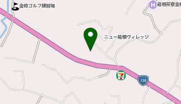 神奈川大学箱根保養所の地図画像