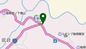 宮ノ下共同浴場太閤湯の地図画像