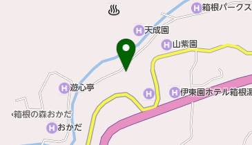 箱根湯本ホテルの地図画像