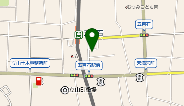 立山町観光協会の地図画像