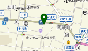 リアン動物病院の地図画像