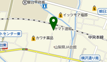 山梨県出先機関 県民生活センター 県民生活相談・行政・法律・交通事故・の地図画像