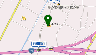 インクポット石和店の地図画像