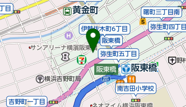 横浜アート・オークションの地図画像