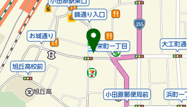 富国生命小田原営業所の地図画像