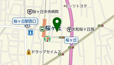 株式会社クマザワの地図画像