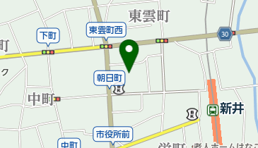 ニシワキ電気朝日町店の地図画像