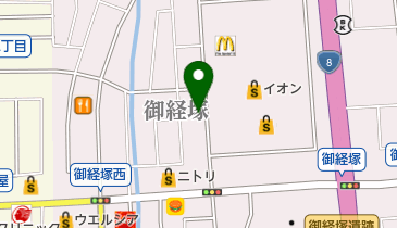 シーボン金沢御経塚店の地図画像