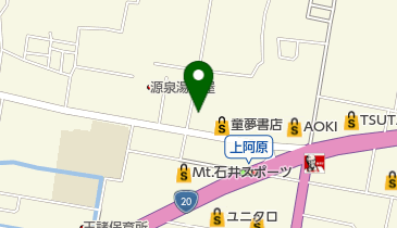 富士急オートサービス甲府整備場の地図画像