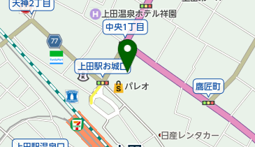 上田病院 上田中央訪問看護センターの地図画像