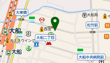 鎌倉調剤センター薬局の地図画像