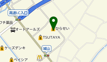 HIRASEI遊蔦屋 豊栄インター店の地図画像