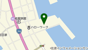 佐渡海上保安署の地図画像