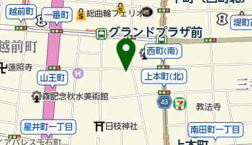 オンディーヌ富山店の地図画像