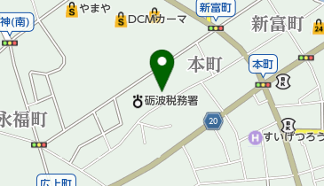 チューリップコンタクトレンズの地図画像