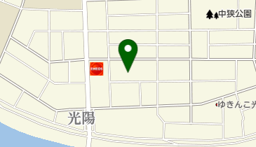 福井県視覚障害者福祉協会盲人ホーム光陽の地図画像