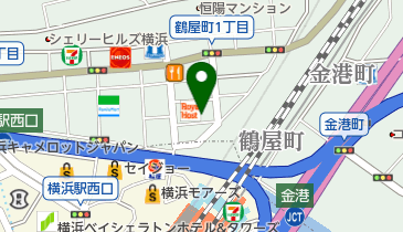 醍醐横浜店の地図画像