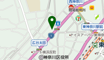 横浜風船株式会社の地図画像