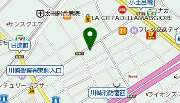 わんちゃんねこちゃんランド川崎店の地図画像