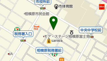 相模原市立 けやき体育館の地図画像
