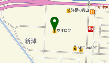 クリーニングシンシアの地図画像