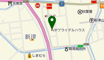 VIPブライダルセンター新津店の地図画像