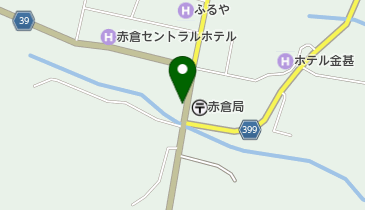 赤倉スキー学校の地図画像