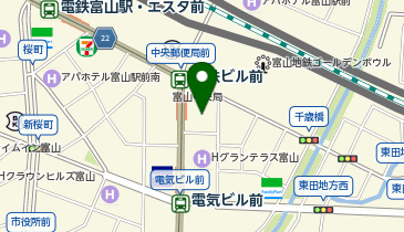 富山障害者職業センターの地図画像