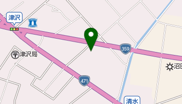 小矢部市役所 津沢コミュニティプラザの地図画像